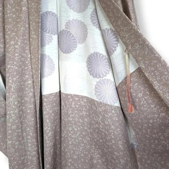 Vintage Silk Pink Floral Haori - Picture 10 of 11